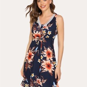 Ekouaer Maternity Nursing Breastfeeding Dress